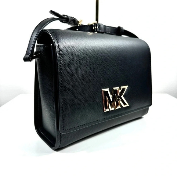 NWT Michael Kors leather MK Crossbody Bag - Picture 5 of 11